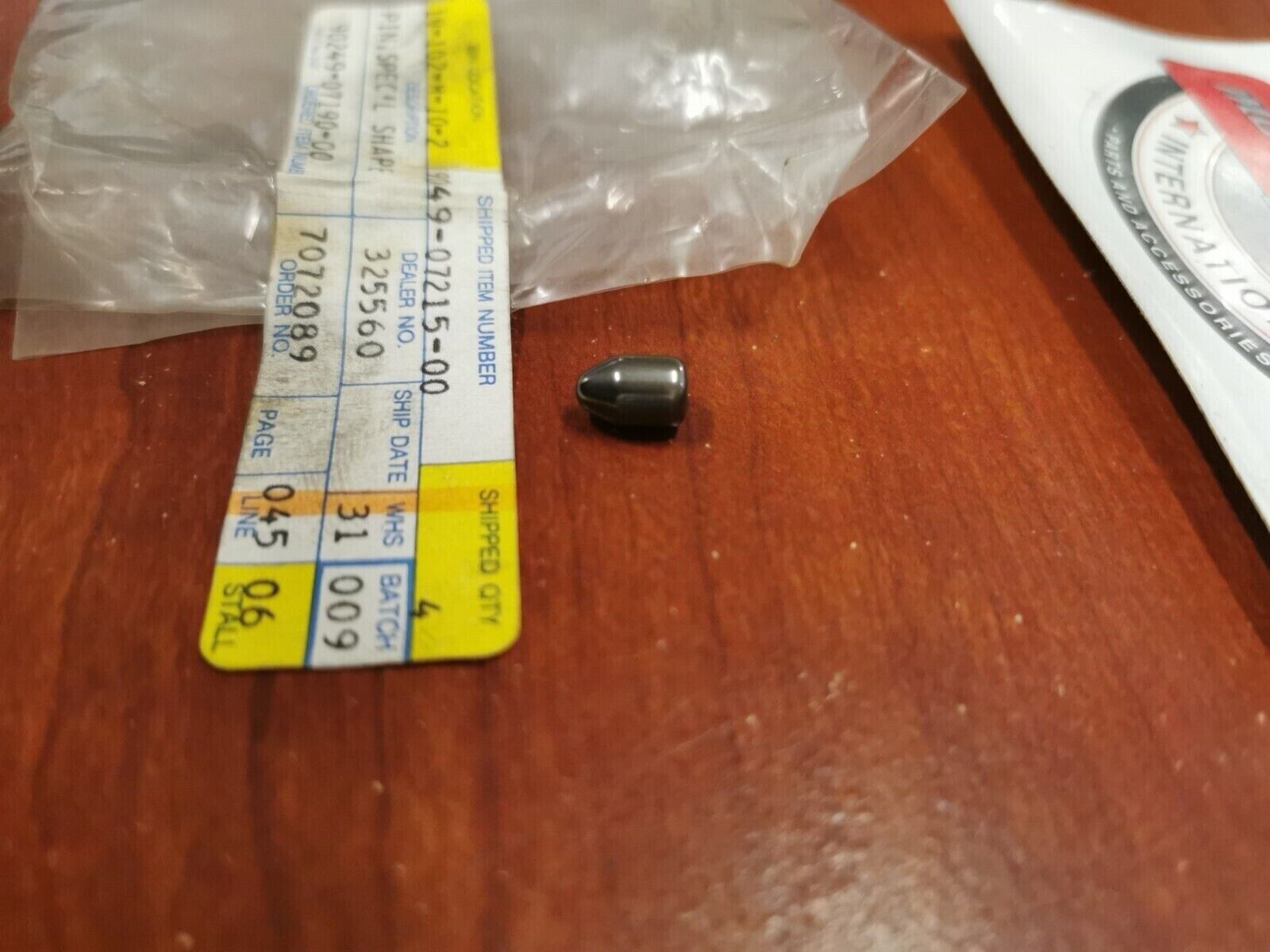 NOS Yamaha 1988 ET340 1990 ET400 PIN 90249-07215-00 Y100