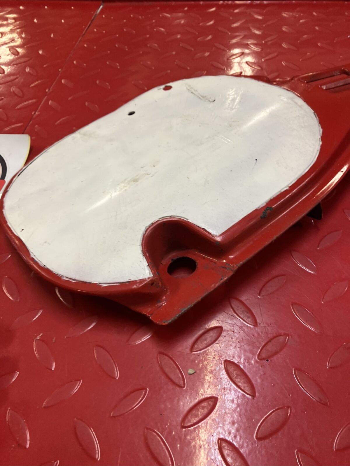 Honda CR250R 1984 left side cover panel number plate
