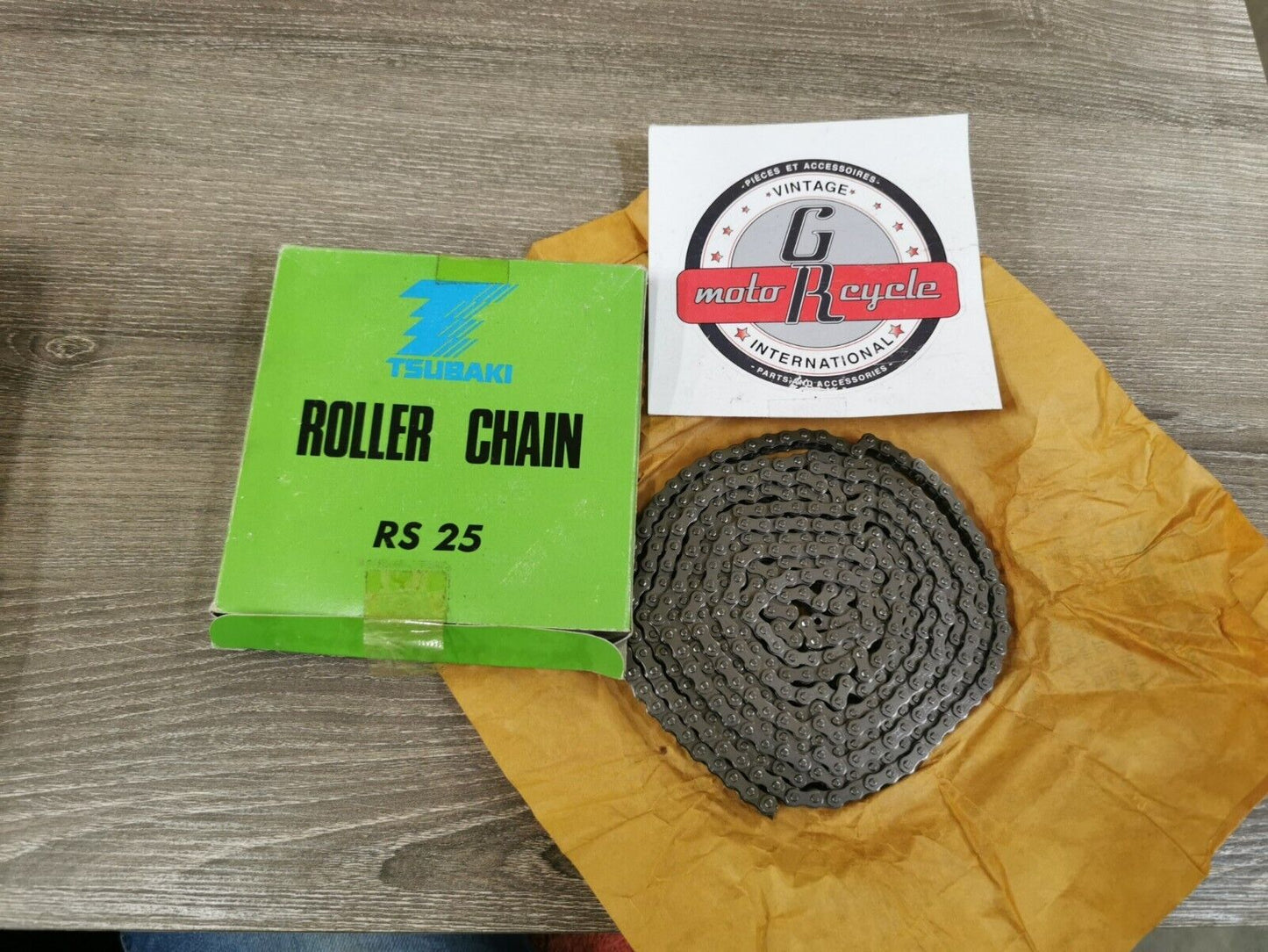 NOS TSUBAKI Roller Chain 10 FEET 480L RS25 J24