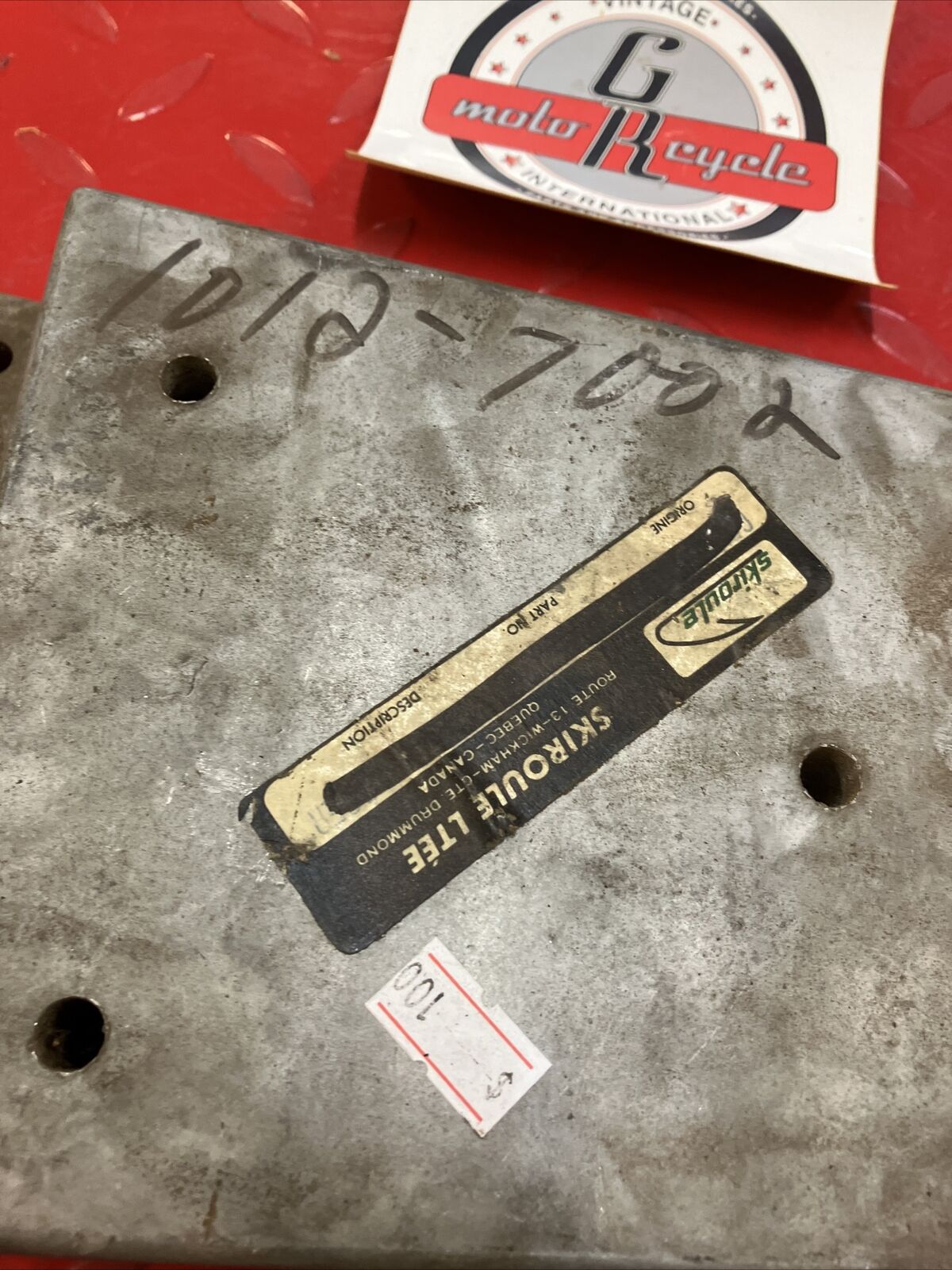 Nos Skiroule Chaincase chain case spacer cover 1012-7002 SR2