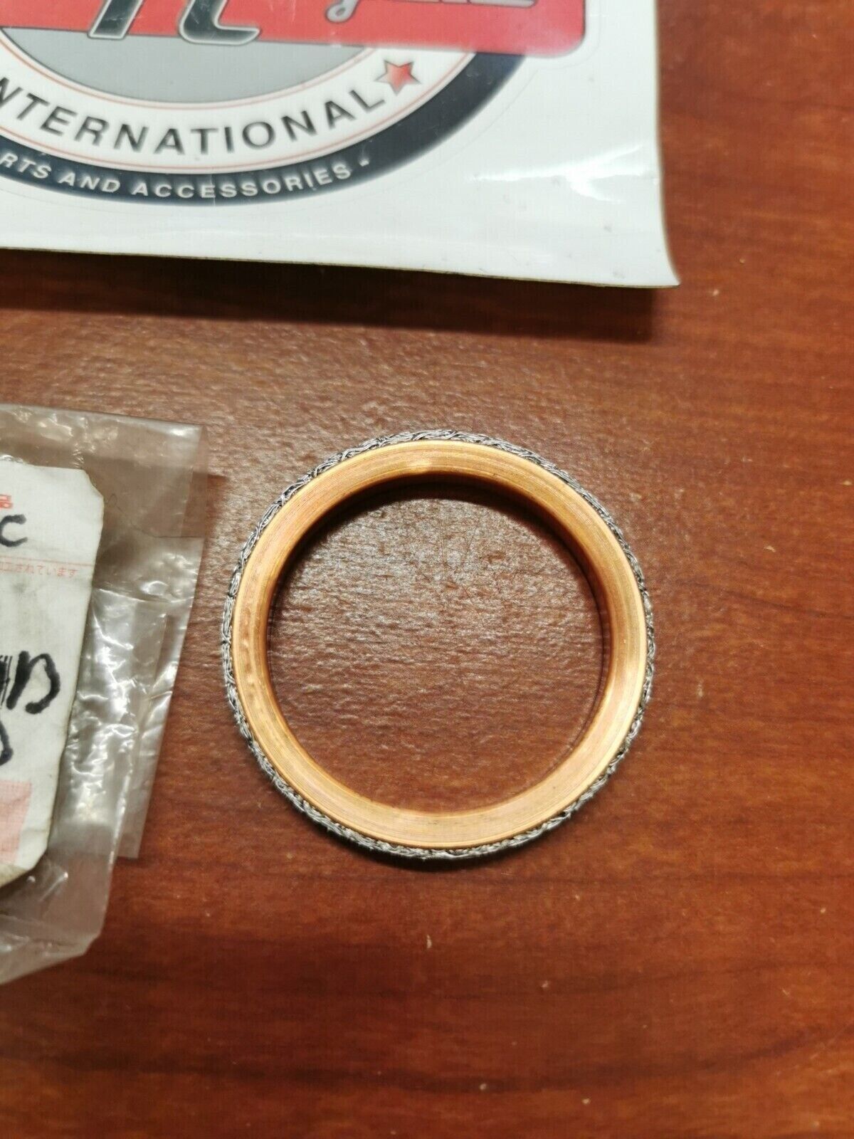 NOS Suzuki UH200A GSX-S750Z EXHAUST PIPE GASKET 14181-46E00 SUB. 14181-46E10 S20