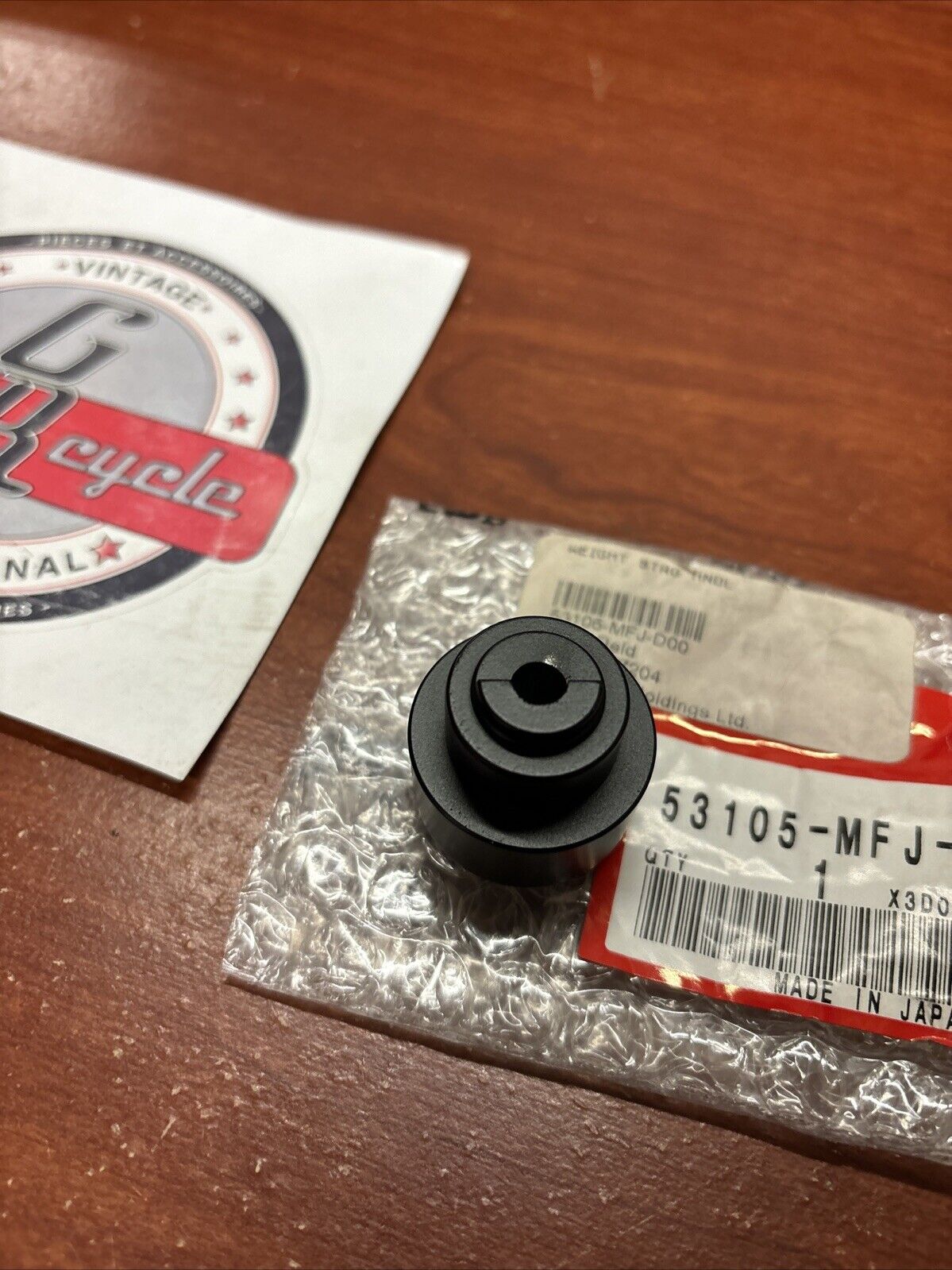 NOS Honda CBR600RA CBR600RR HANDLEBAR WEIGHT 53105-MFJ-D00 H170