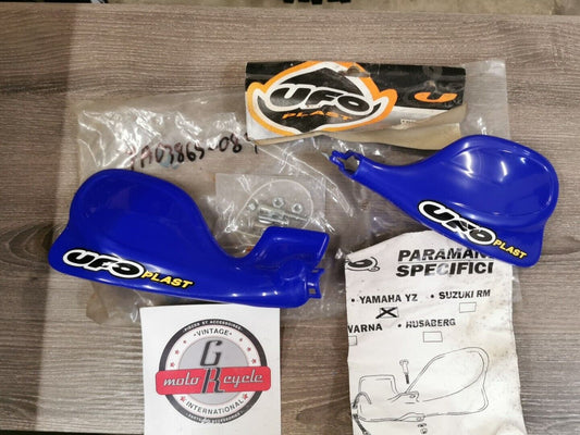 NOS UFO YKF250 2003 2004 BLUE HAND GUARDS YA03865-089 J43