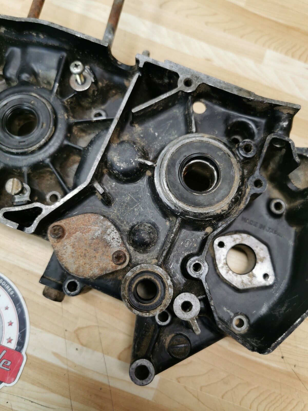 Suzuki DS80 1992 left crankcase crank case 11301-46822