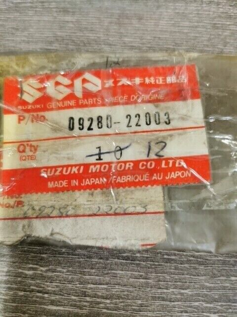 NOS SUZUKI SCOOTERS FA50 1984 - 1987 GT185 TS250 RM400 O RING 09280-22003 S41