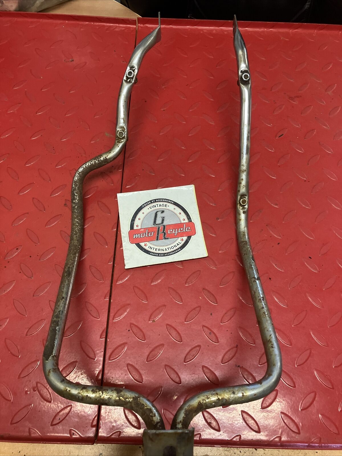 Suzuki RV90 1975 Skid plate brace frame guard