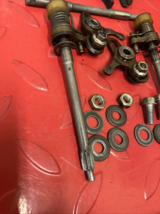 Honda CR250R 1991 Cylinder exhaust power valve assy rack shaft pinion 1989 1990