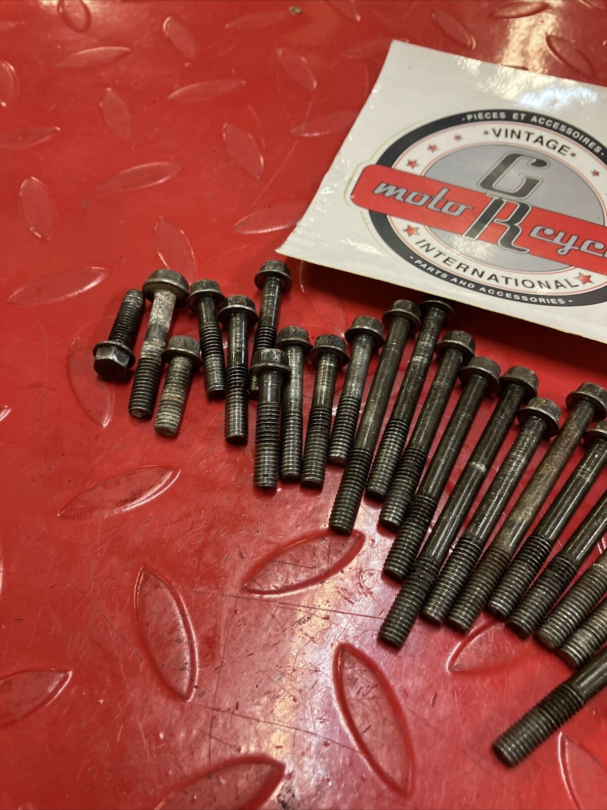 Honda CR80R 1990 engine motor bolt hardware crankcase / cover