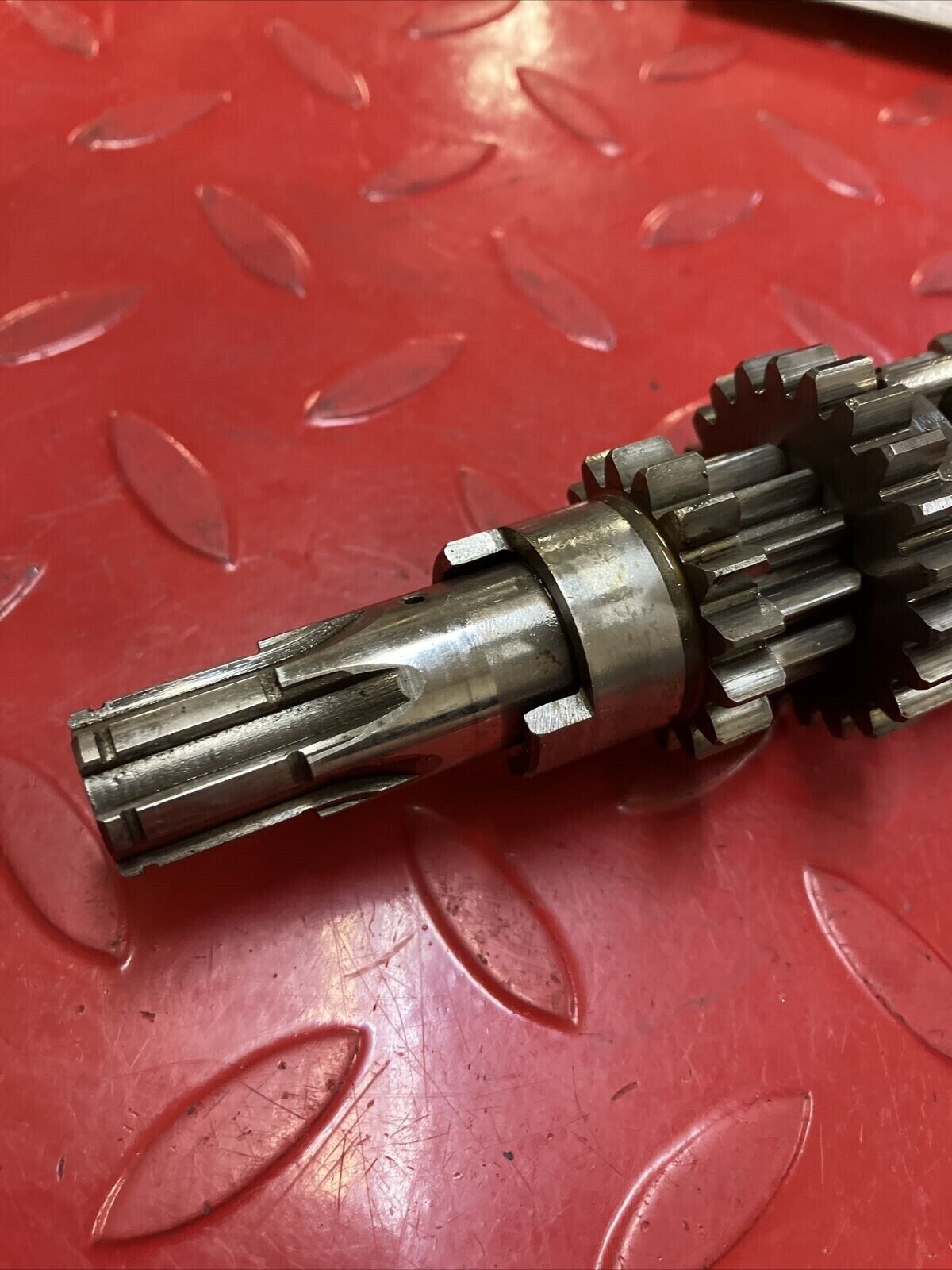 Kawasaki G4TR 1972 transmission mainshaft countershaft main counter shaft gear