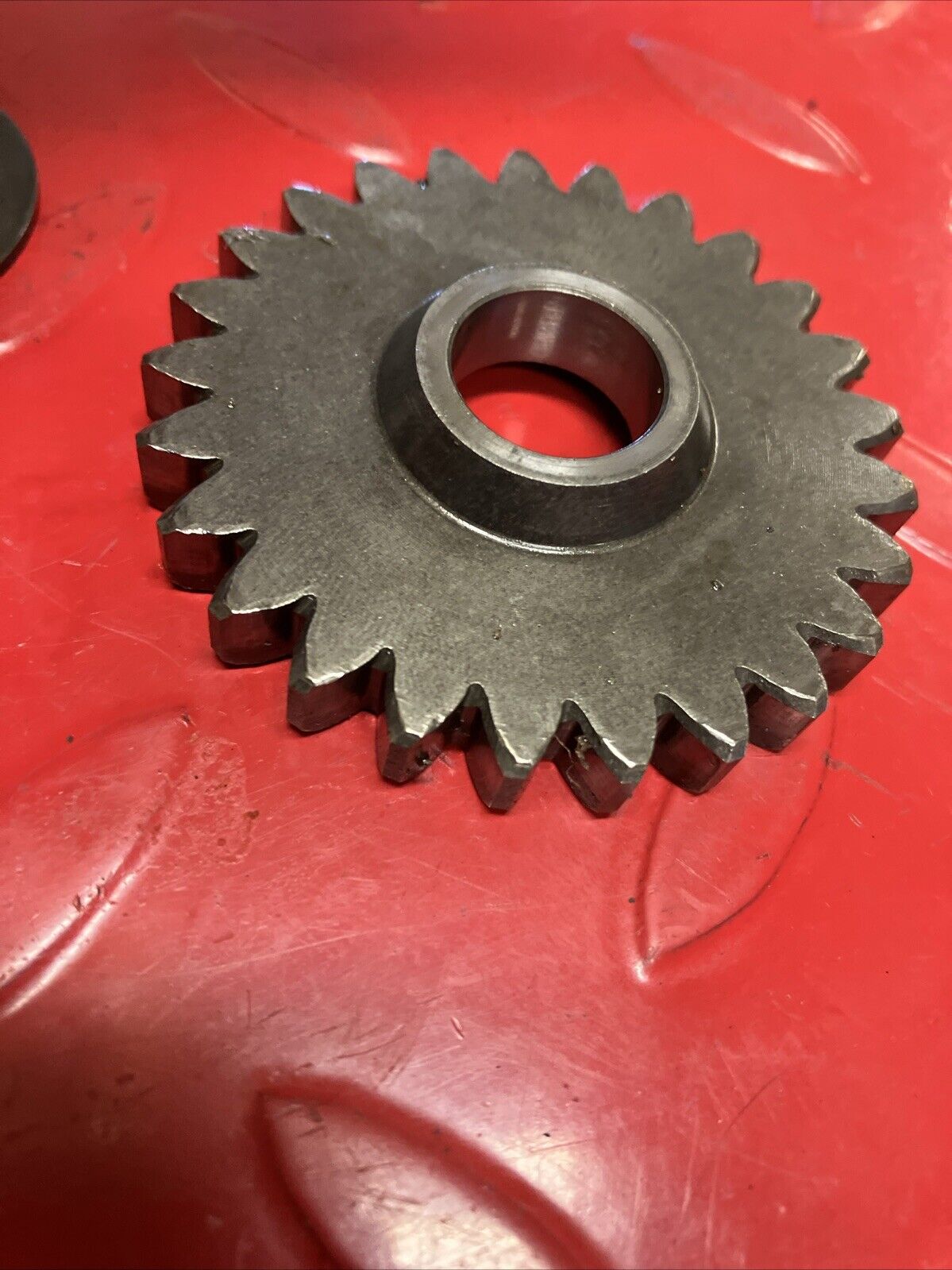 Yamaha YZ125 1983 Kickstarter Kick starter shaft spindle gear 1982 1984 1985