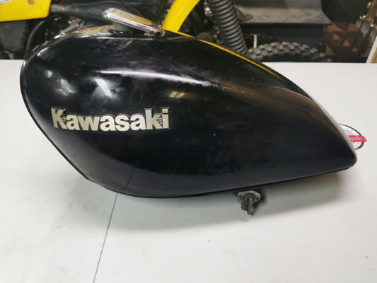 Kawasaki KZ440 fuel tank gas petrol reservoir cap petcock emblem badge 2 G