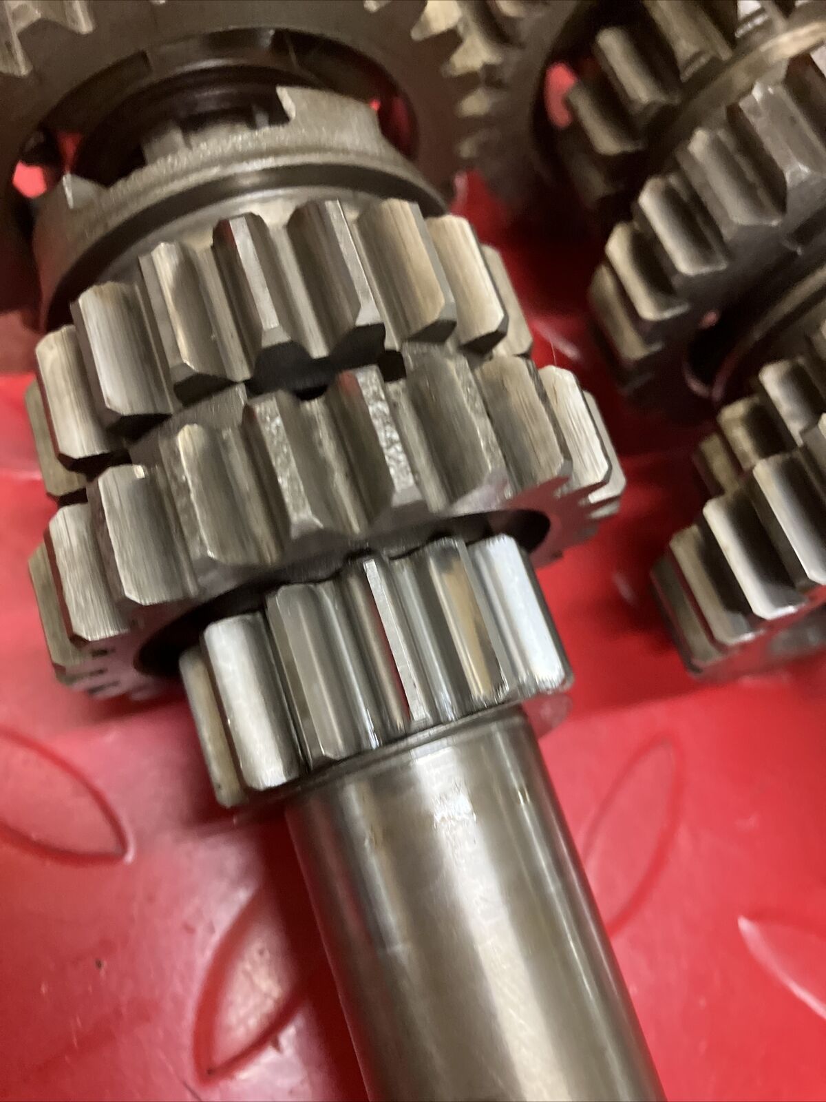 Yamaha DT250 1977 transmission mainshaft countershaft shaft gear DT400 1978 2