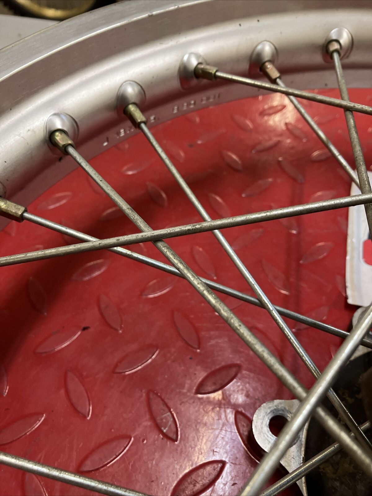 Honda XR250R 1991 rear wheel hub rim VERY NICE 1990 1992 1993 1994