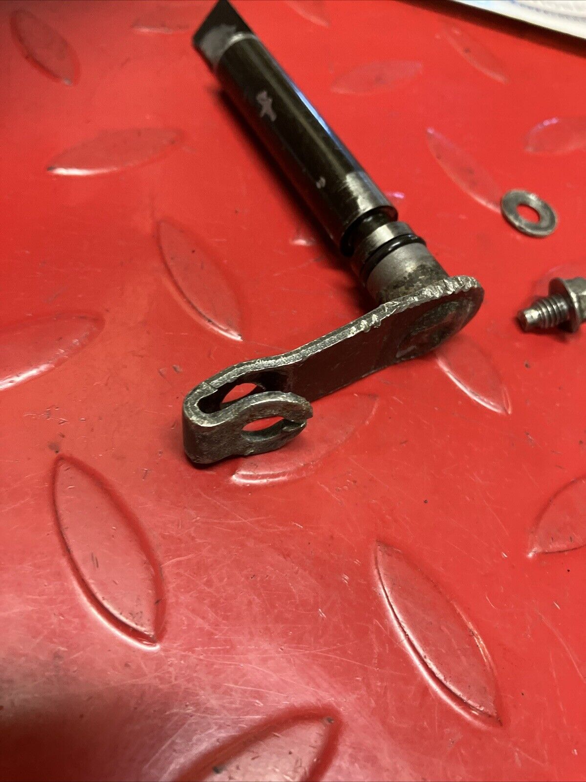 Kawasaki KDX200 1986 clutch release lifter actuator lever arm 1987 1988 2