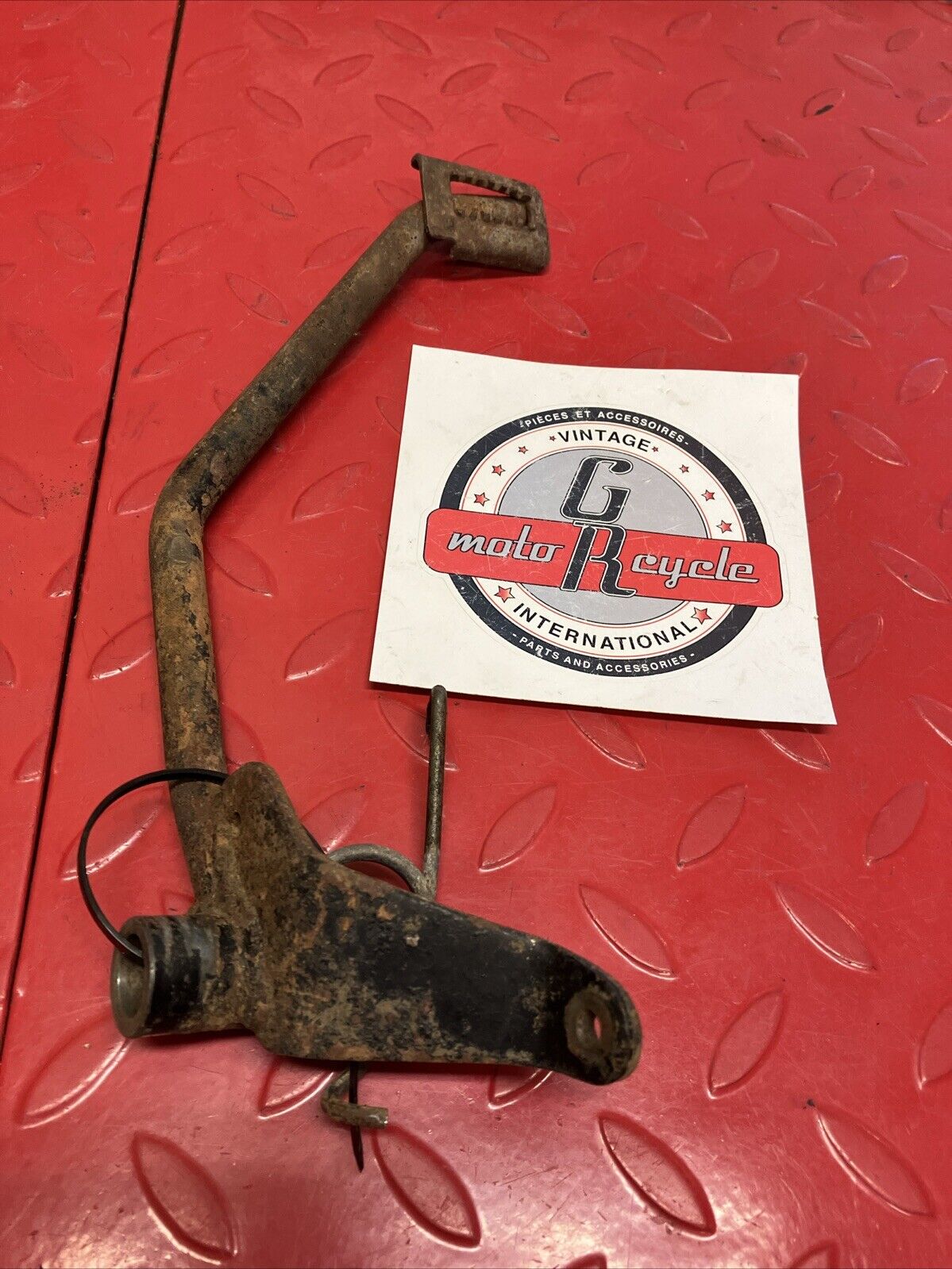 Suzuki RV90 1975 Rear brake pedal arm lever washer spring 1972 - 1977