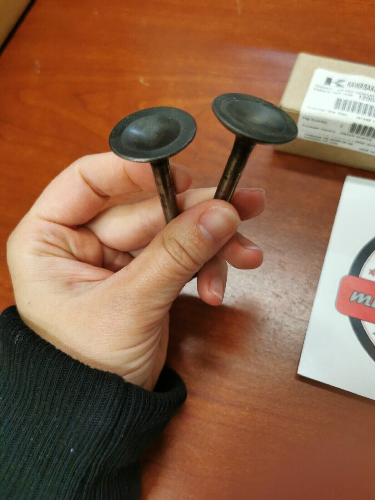 NOS Kawasaki FH500 FH451 INTAKE VALVE KIT 12004-7003 12004-7001 K23