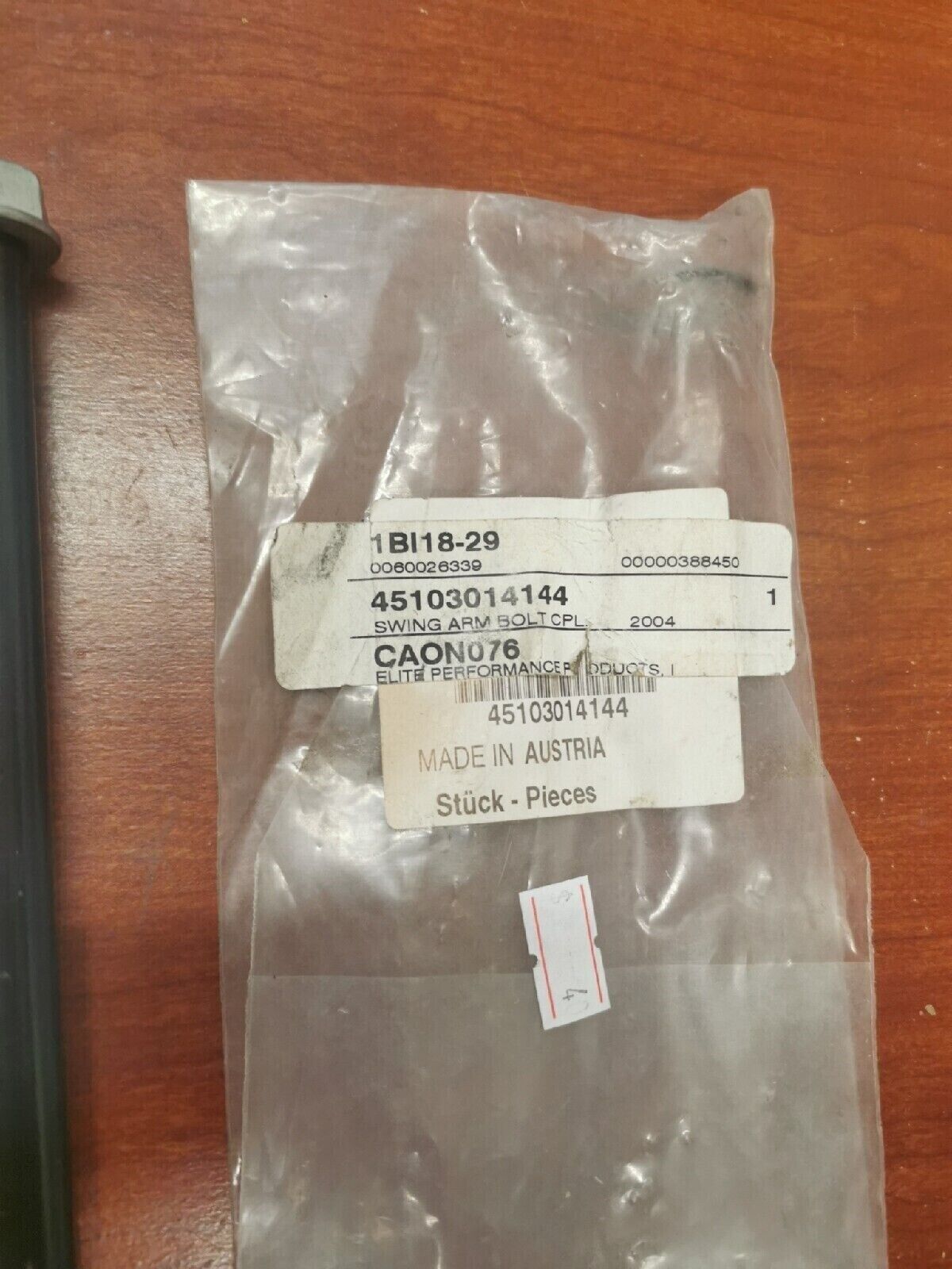 NOS KTM 50SX SWING ARM BOLT CPL. 2004 45103014144 KT3