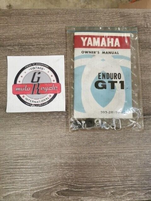 NOS YAMAHA ENDURO GT1 OWNER S MANUAL 393-28199-10-00 Y186