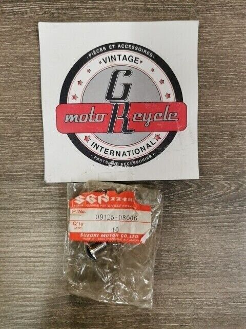 NOS SUZUKI ATV LTF500F RM125M RM250 RM500 1985 09125-08006 S46