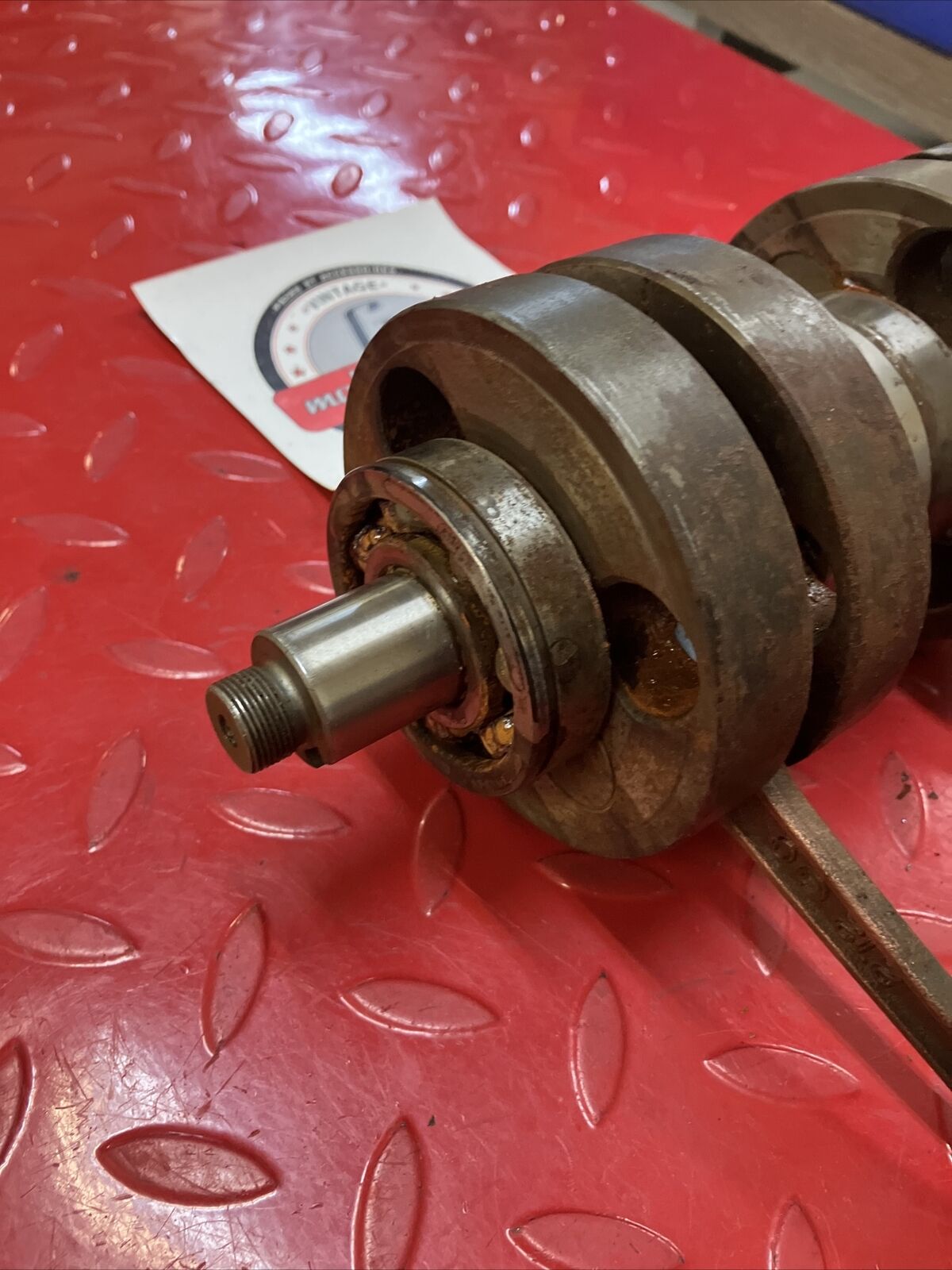 Yamaha RD400 1977 crankshaft assembly 1976 1978 1979
