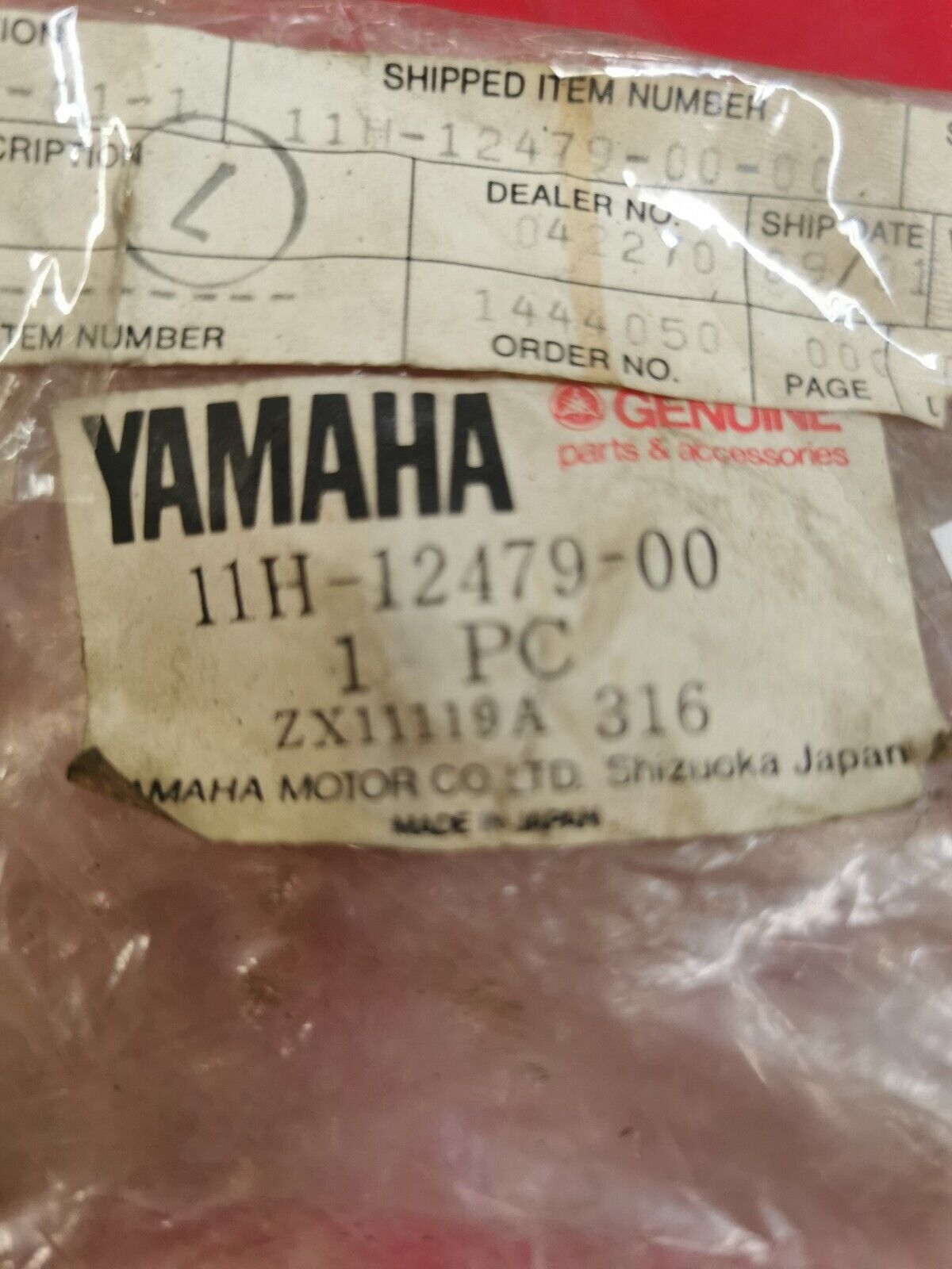 NOS YAMAHA XZ550 1982 1983 JOINT 11H-12479-00-00 Y28