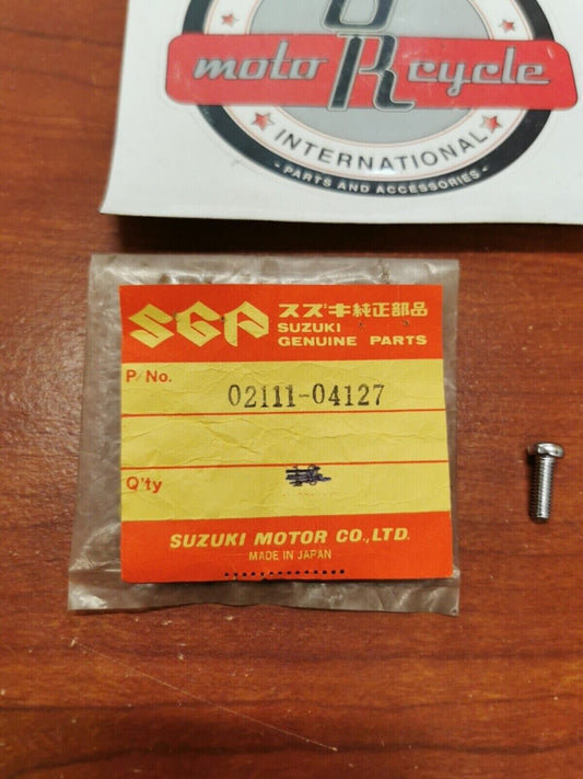 NOS Suzuki GS400 RV90 TC120 TC185 SCREW 02111-04127 SUB. 02112-0412A S20