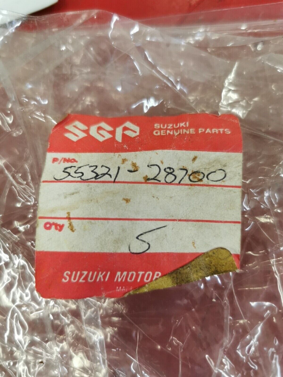 NOS SUZUKI SPOKE WHEEL QTY 5  55321-28700 S13