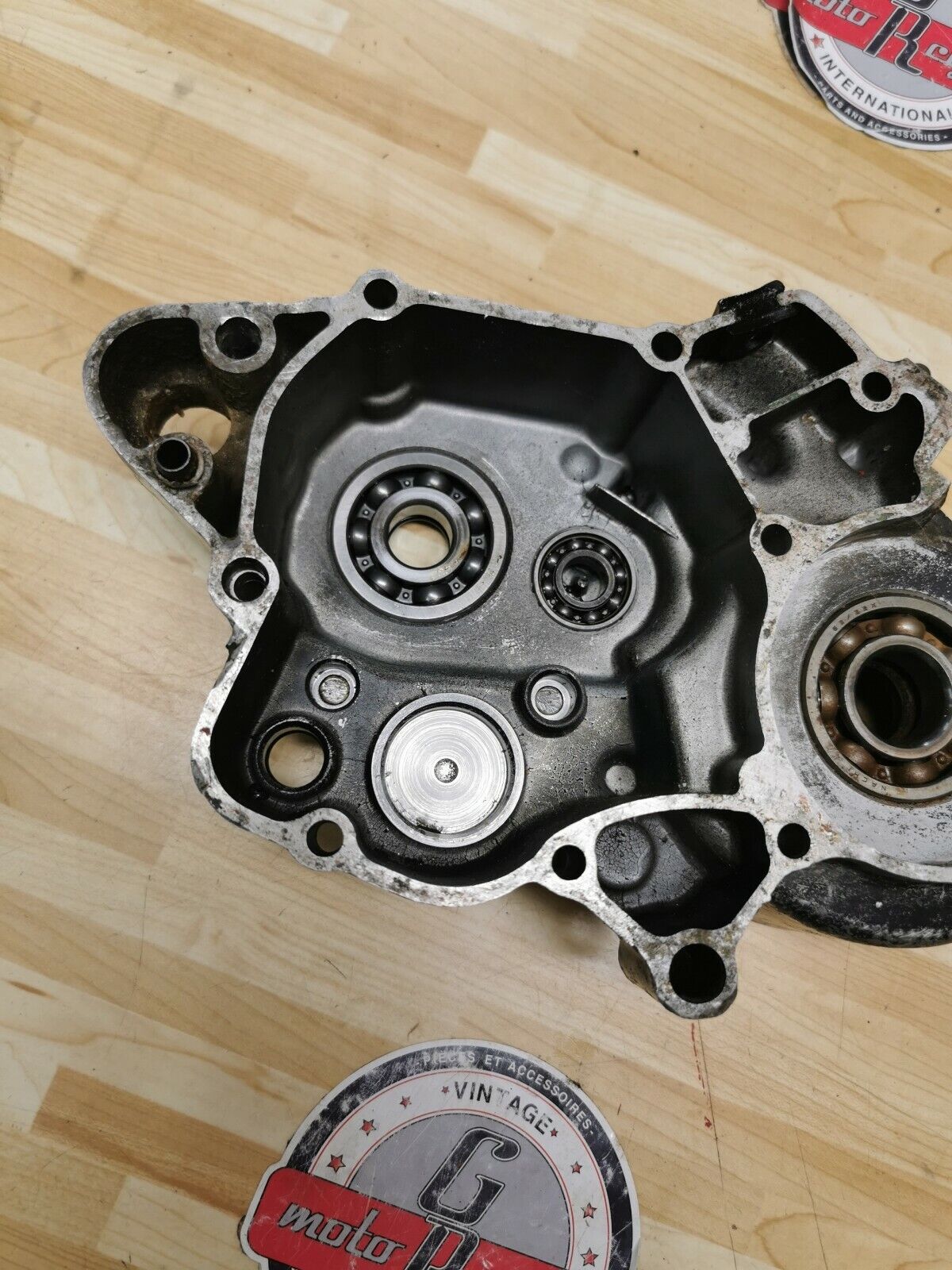 Honda CR80R 1984 left crankcase crank case