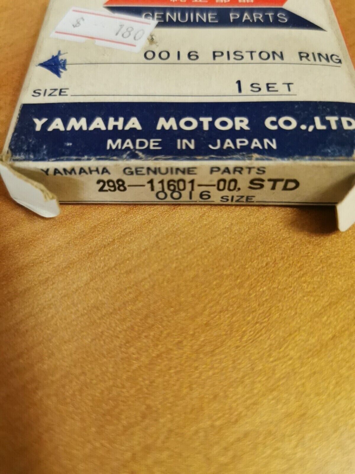 NOS YAMAHA PISTON RING STD PW80 298-11601-00-00 superceded 14N-11603-00-00 Y48