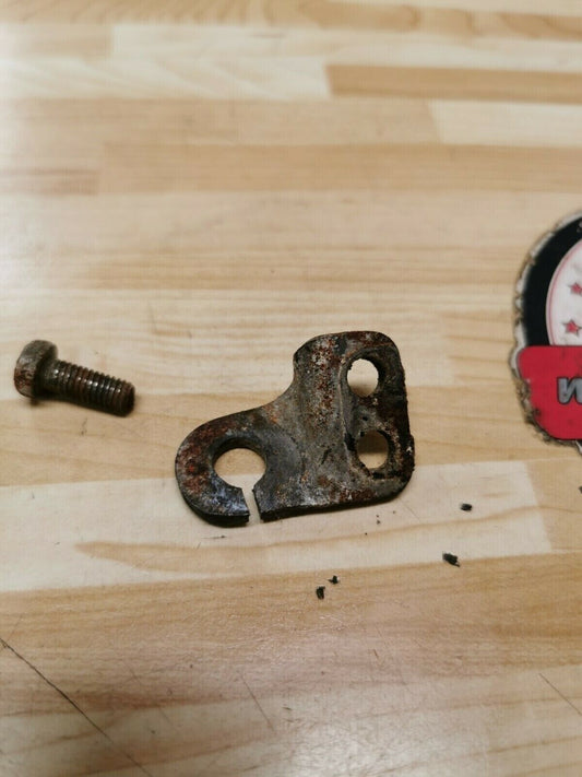 Kawasaki KX250 1981 clutch cable holder bracket guide hanger KDX250 1980 1982