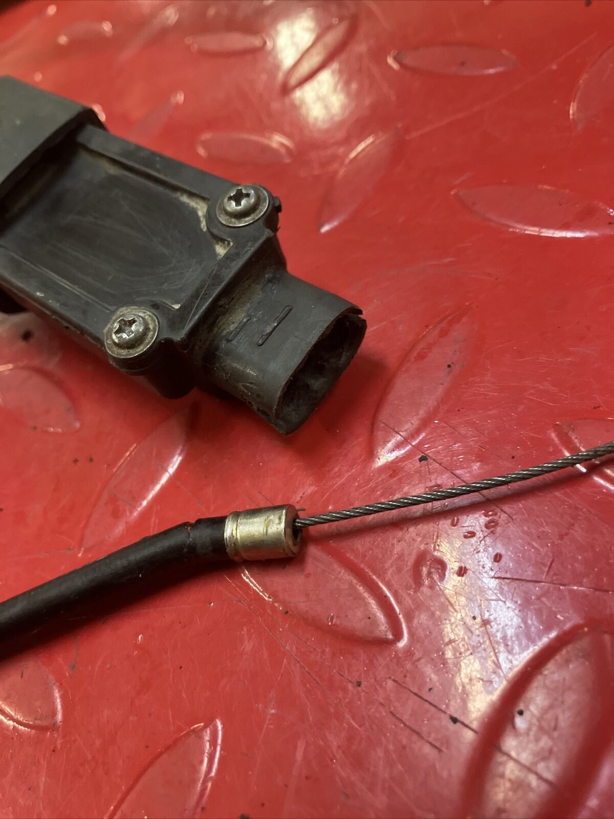 Yamaha DT200 1984 throttle and pulley cables