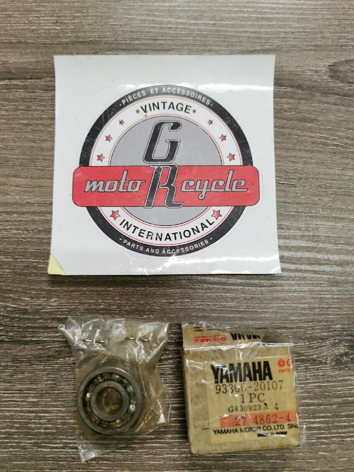 NOS YAMAHA BEARING 93306-20107-00 Superseded by 93306-20119-00 Y55