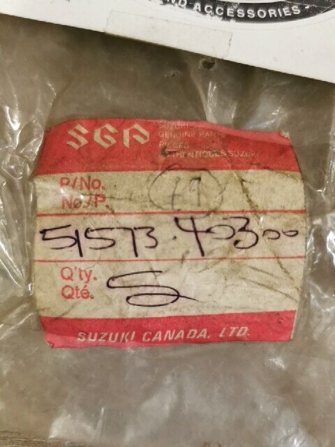 NOS SUZUKI RM125 1979 - 1982 RM250 BAND FRONT FORK COVER BOOT 51573-40300 S56