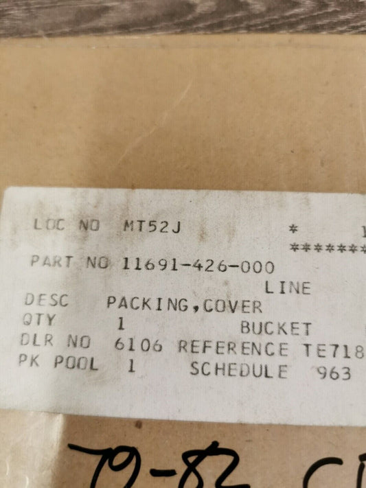NOS HONDA CB650 ATC650 1979 - 1982 GASKET ALTERNATOR COVER 11691-426-000 H49