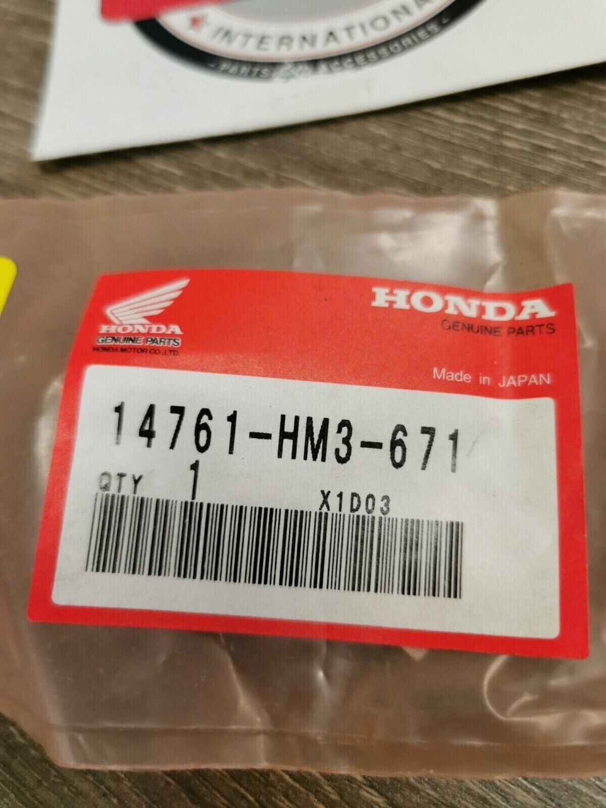 NOS HONDA TRX300EX SPRING VALVE INNER NIPPON HATSUJO 14761-HM3-671 H53