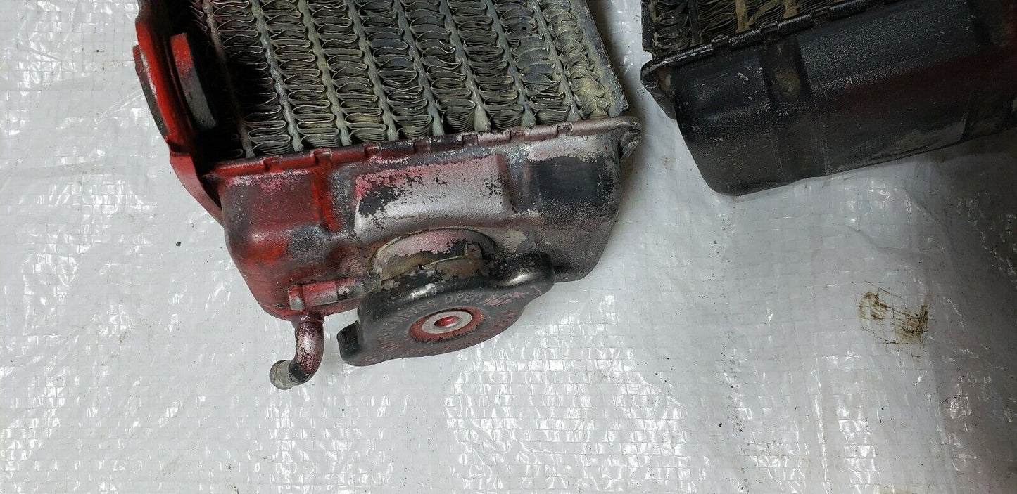 Honda CR250R 1986 1987 radiator left right CR 250R 19010-KS7-000