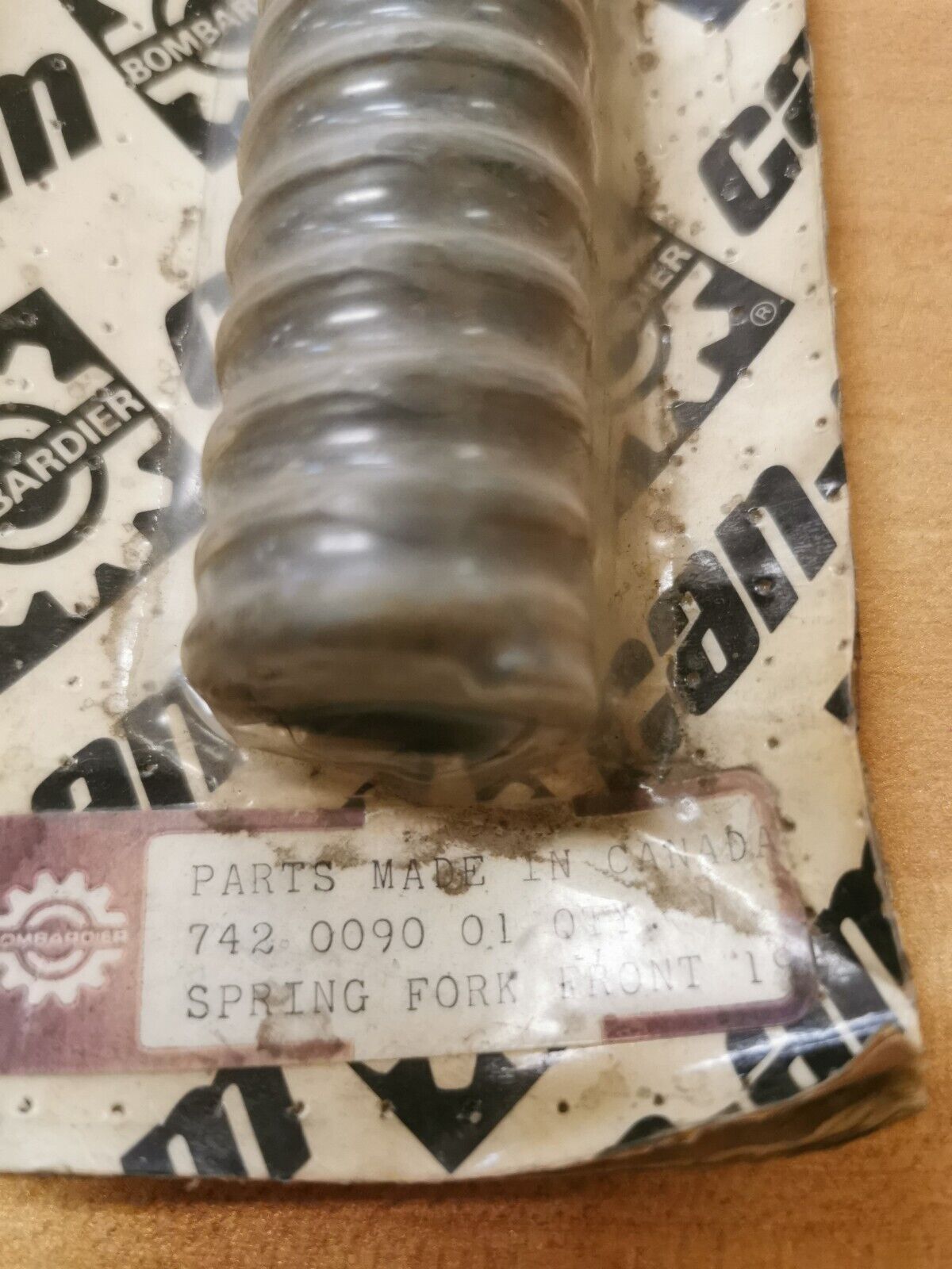 NOS Can-Am SPRING FORK FRONT 19 742-0090-01 CA1