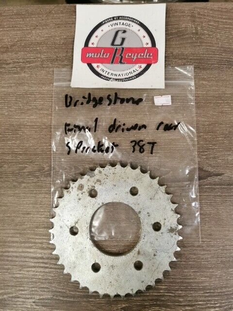 NOS BRIDGESTONE FINAL DRIVEN REAR SPROCKET 38T B3