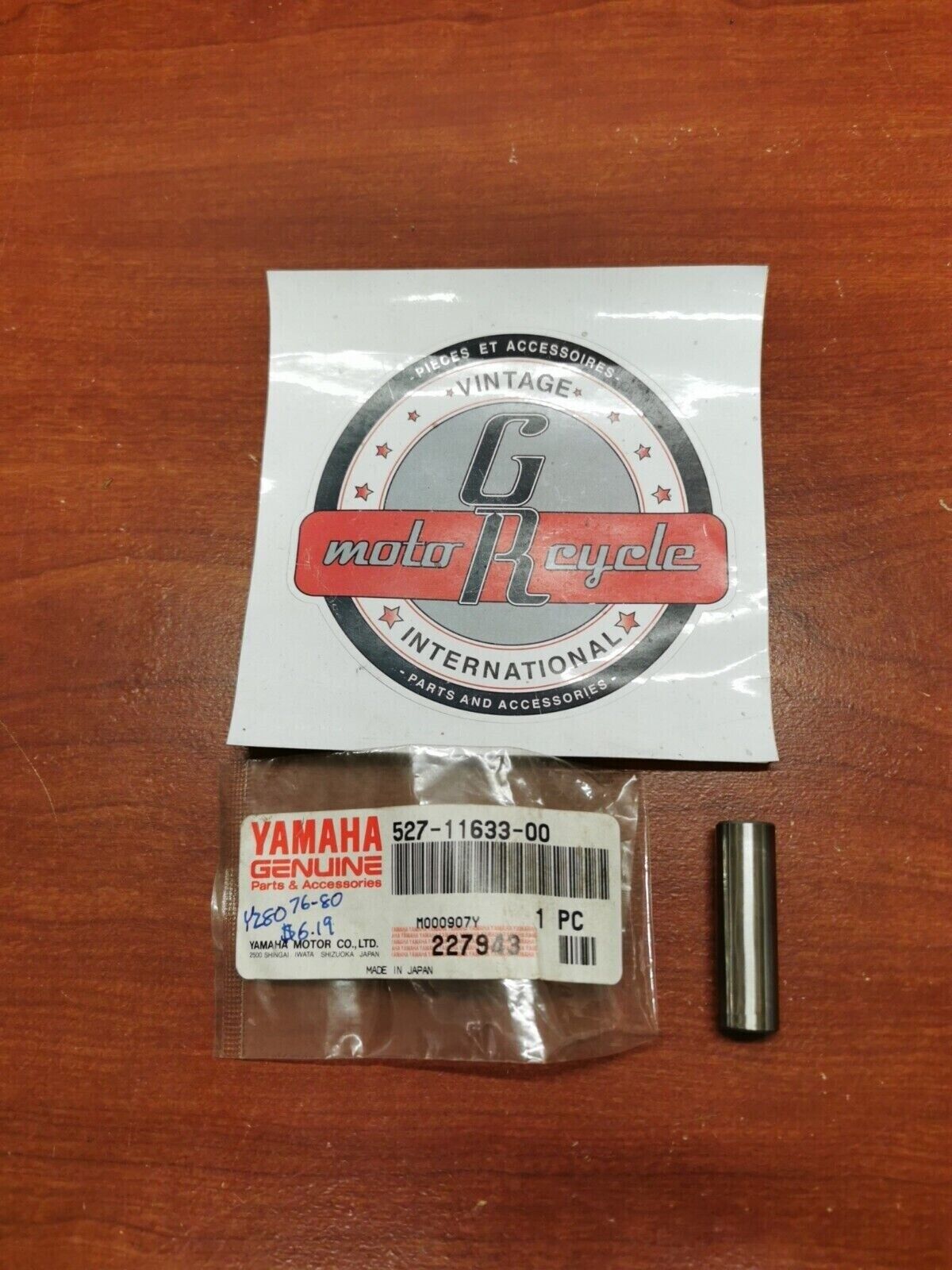NEW NOS Yamaha GT80 GTMX YG1 LB80 MG1 YZ80 PW80 PISTON PIN 527-11633-00-00 Y99