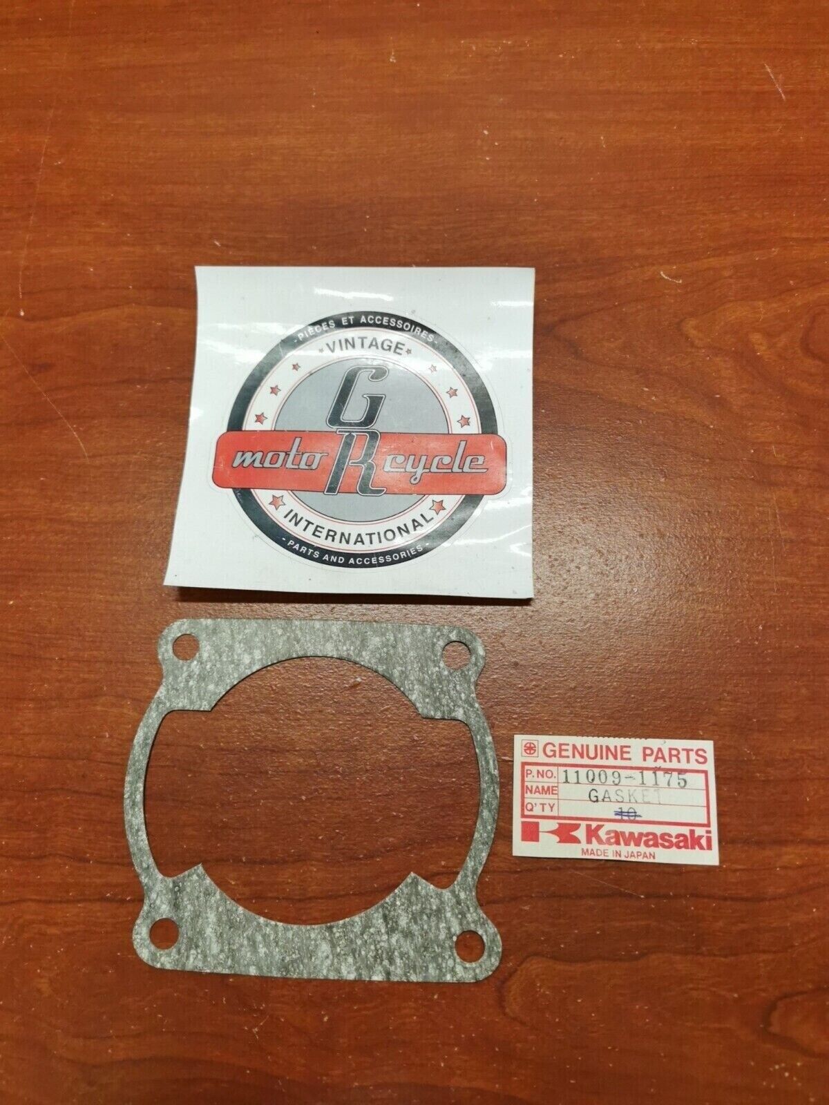 NOS Kawasaki KX125 KDX175 CYLINDER BASE GASKET 11009-1175 K36