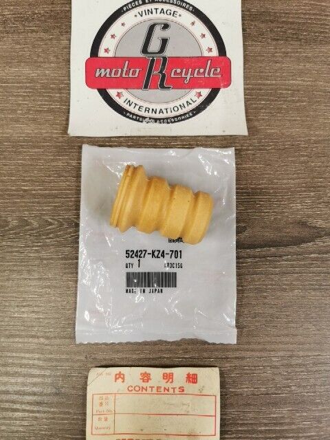 NOS HONDA CR125R 1990 1991 RUBBER BUMPER 52427-KZ4-701 H88