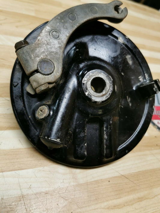 Honda XR200 1981 front brake panel hub drum cover plate cam lever 1982 1983 1984