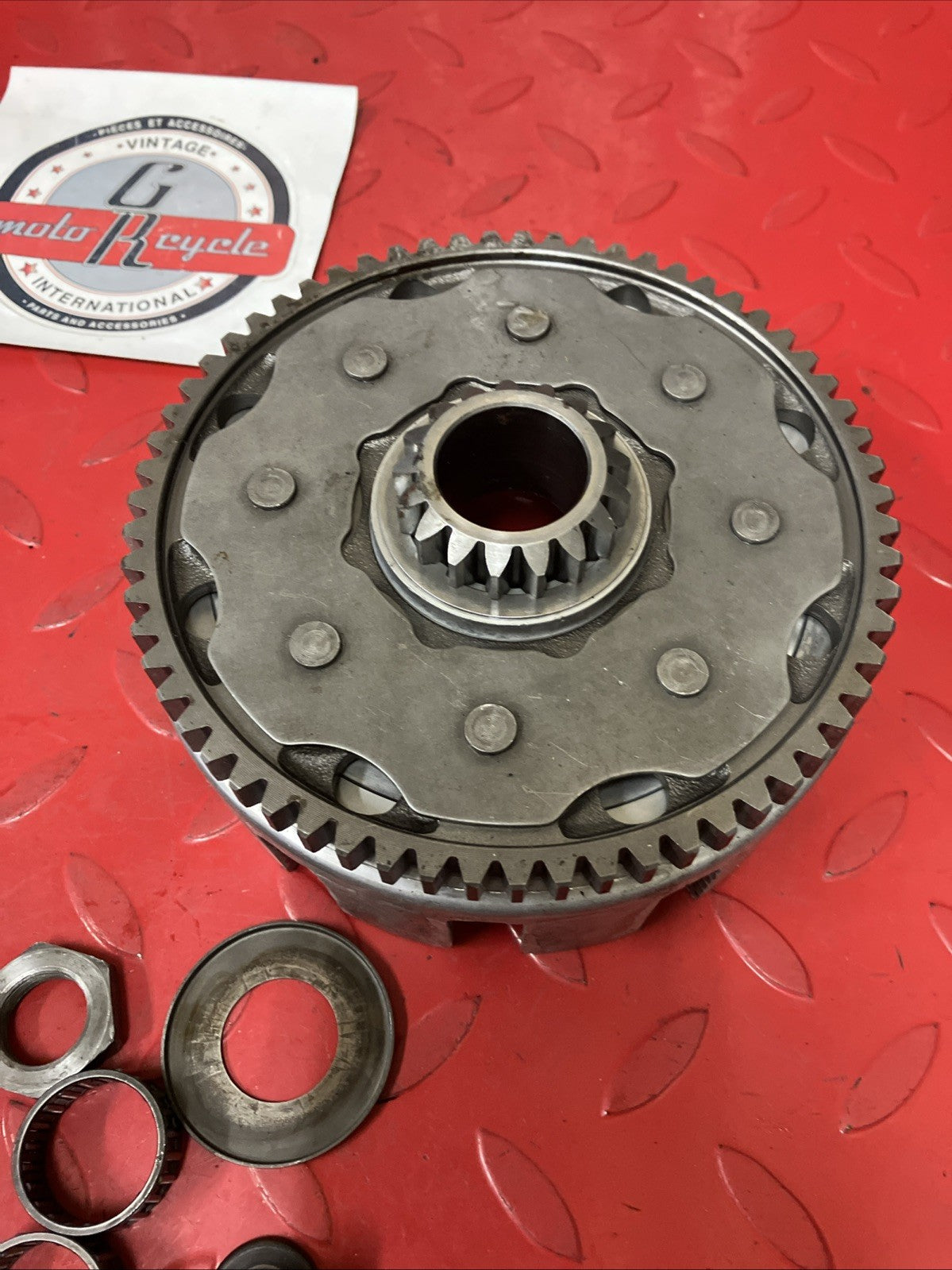 Honda CR250R 1984 Complete clutch assembly basket hub pressure plate