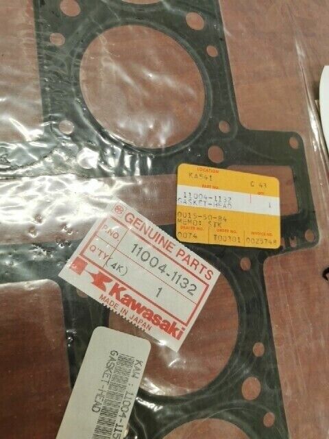 NOS Kawasaki 1985 1986 ZX600 HEAD GASKET 11004-1132 SUB 11004-1152 K38