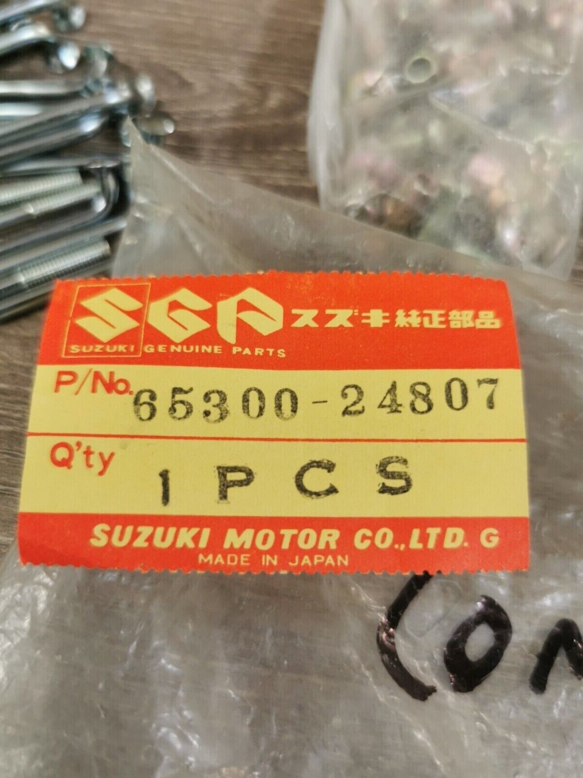 NOS SUZUKI RM50 TS75 Rear Spoke-nipples Set 36 COMPLETE 65300-24807 S23