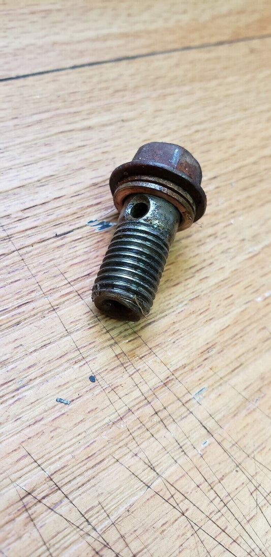 Yamaha IT200 1986 front brake union bolt oil washer plate 90401-10159-00 .