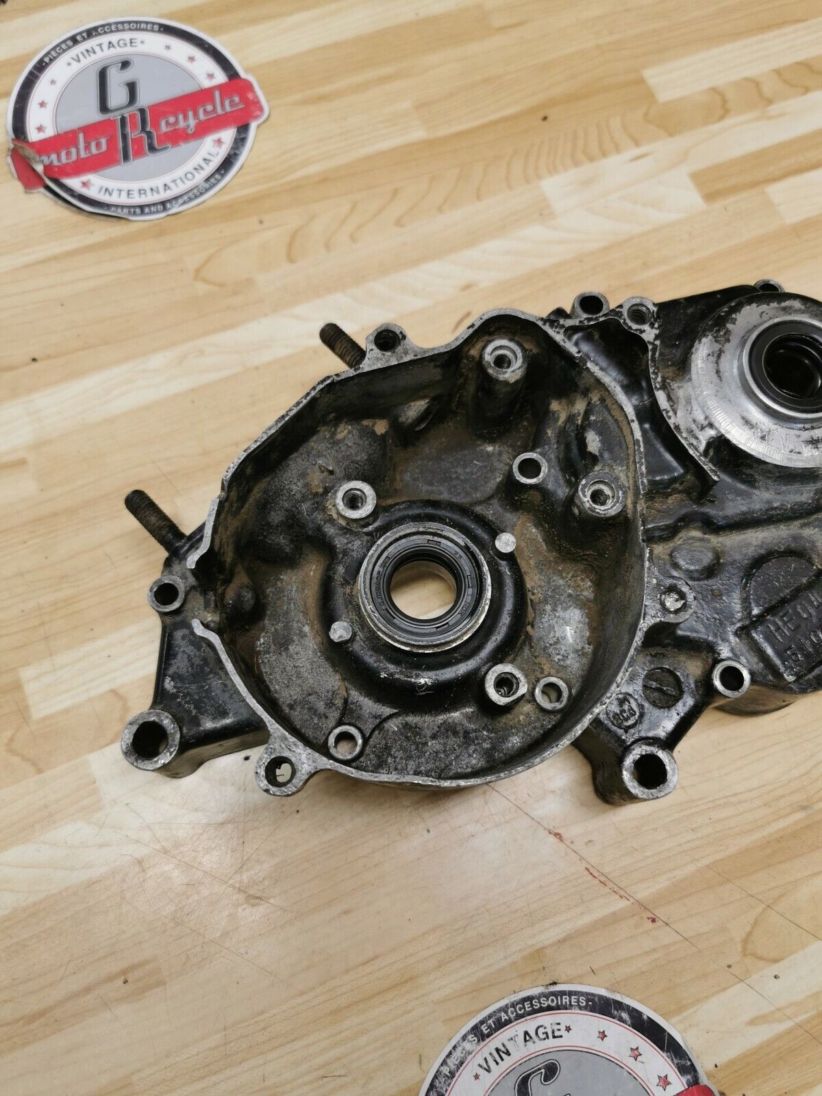 Honda CR80R 1984 left crankcase crank case