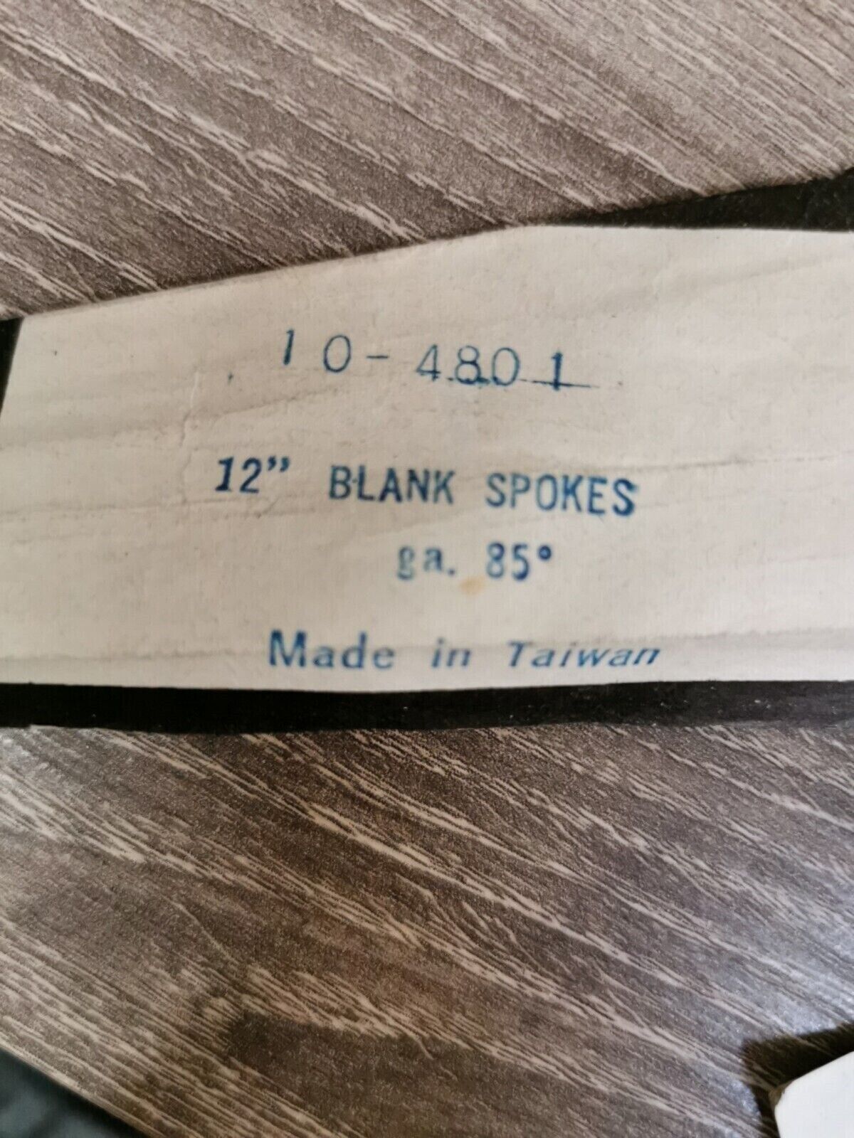 NOS 12'' BLANK SPOKES QTY 22  10-4801 J31