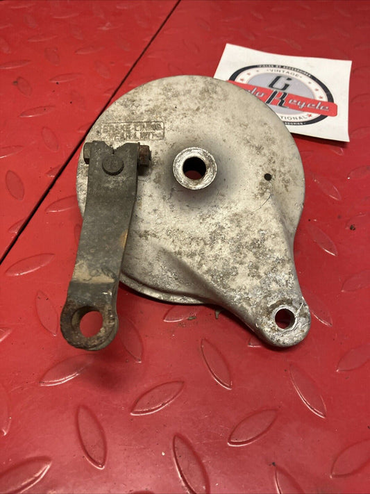 Suzuki RV90 1975 rear brake panel plate drum