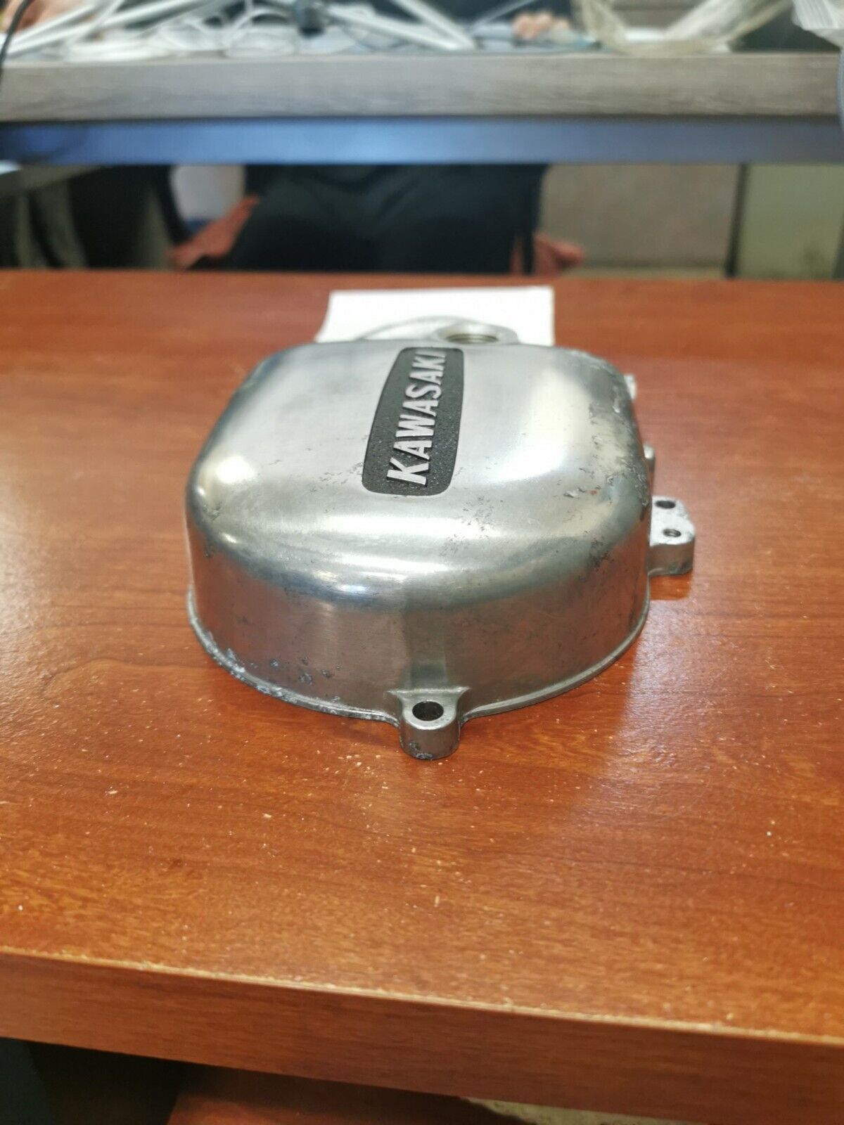 NOS Kawasaki KD125 KE125 KS125 L.H. ENGINE COVER 14031-1019-2H K34